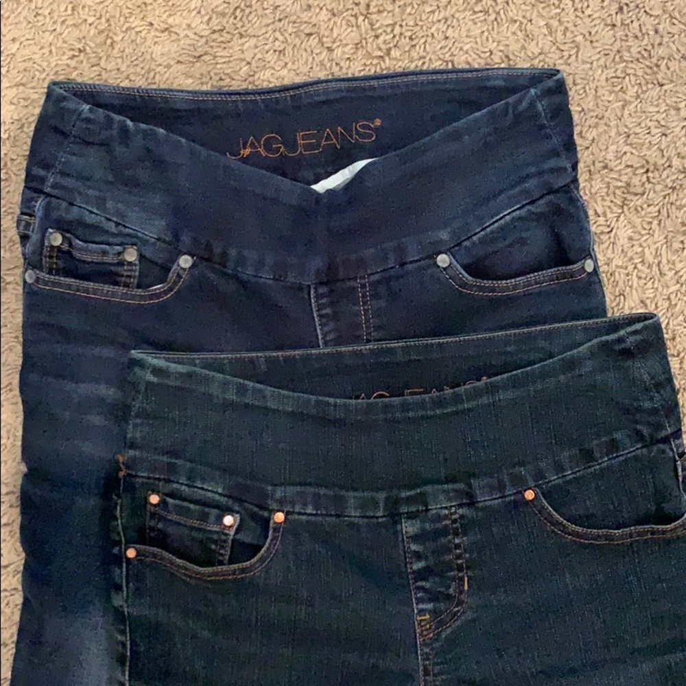 JAG jeans 2 pairs skinny jeans 4 petite like new